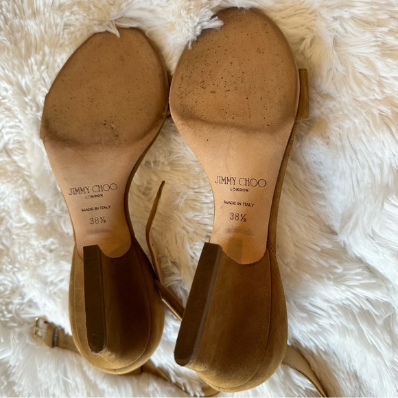 Jimmy Choo - Edina Suede Sandal - Picture 7 of 12